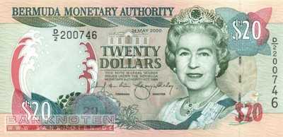 Bermudas - 20  Dollars (#053_A_UNC)