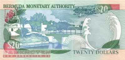 Bermudas - 20  Dollars (#053a_UNC)