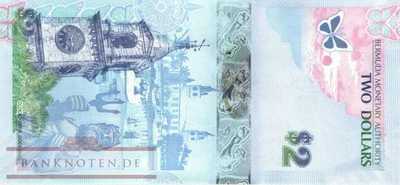 Bermudas - 2  Dollars (#057c_UNC)