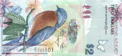 Bermuda - 2  Dollars (#057c_UNC)