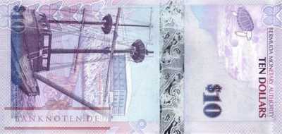 Bermudas - 10  Dollars (#059a_UNC)