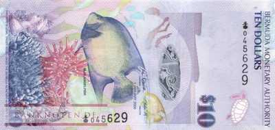 Bermudas - 10  Dollars (#059a_UNC)