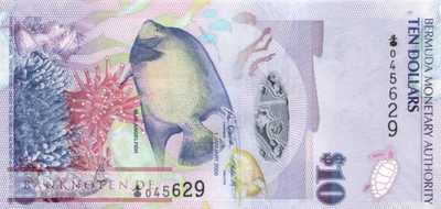 Bermuda - 10  Dollars (#059a_UNC)