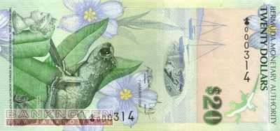 Bermudas - 20  Dollars (#060a_UNC)