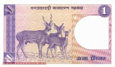 Bangladesh - 1  Taka (#006Ba-U1_UNC)