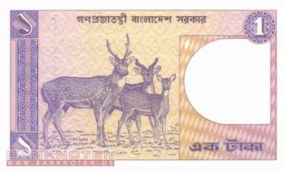 Bangladesch - 1  Taka (#006Ba-U4_UNC)