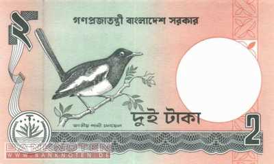 Bangladesch - 2  Taka (#006Cb-1_UNC)