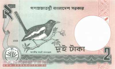 Bangladesh - 2  Taka (#006Cf_UNC)