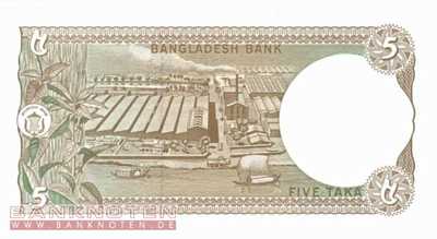 Bangladesch - 5  Taka (#025c-2_UNC)