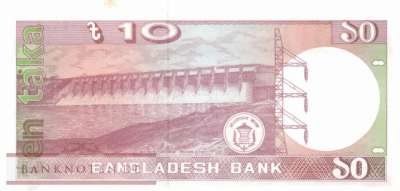 Bangladesch - 10  Taka (#026c-2_AU)