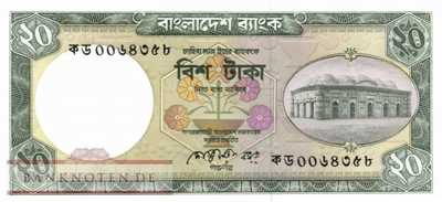Bangladesh - 20  Taka (#027a-2_UNC)