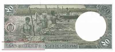 Bangladesh - 20  Taka (#027b-U2_UNC)