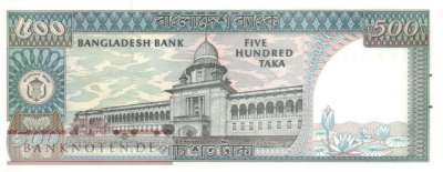 Bangladesh - 500  Taka (#030b-1_UNC)