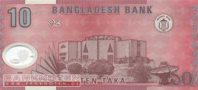 Bangladesch - 10  Taka (#035-1_UNC)