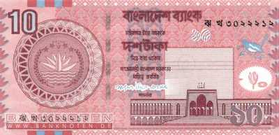 Bangladesh - 10  Taka (#039Aa_UNC)