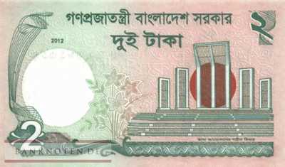 Bangladesch - 2  Taka (#052b_UNC)