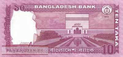 Bangladesch - 10  Taka (#054b_UNC)