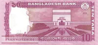 Bangladesch - 10  Taka (#054f_UNC)
