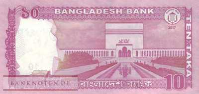 Bangladesch - 10  Taka (#054h_UNC)