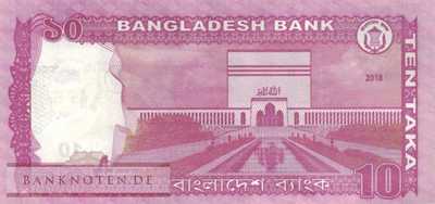 Bangladesch - 10  Taka (#054i_UNC)