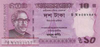 Bangladesh - 10  Taka (#054i_UNC)