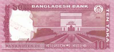 Bangladesh - 10  Taka - SPECIMEN (#054nS_UNC)