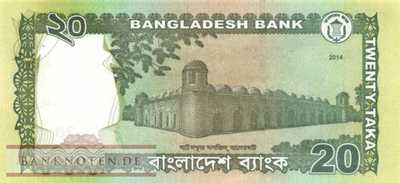 Bangladesh - 20  Taka (#055Ac_UNC)