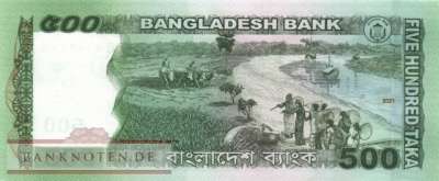 Bangladesh - 500  Taka (#058k_UNC)
