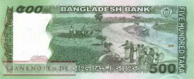 Bangladesch - 500  Taka (#058l-2_UNC)
