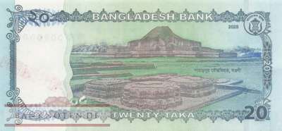 Bangladesch - 20  Taka - SPECIMEN (#077aS_UNC)