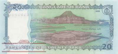 Bangladesch - 20  Taka (#077a_UNC)