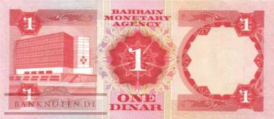 Bahrain - 1  Dinar (#008_UNC)