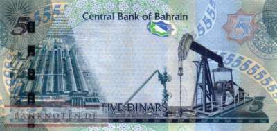 Bahrain - 5  Dinars (#032c_UNC)