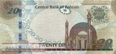 Bahrain - 20  Dinars (#034a_UNC)