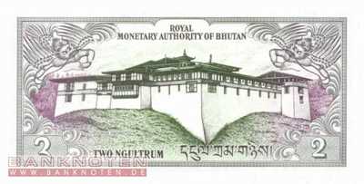 Bhutan - 2  Ngultrum (#013_UNC)