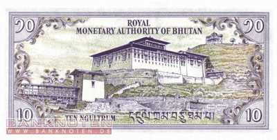 Bhutan - 10  Ngultrum (#015a-U1_UNC)