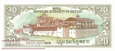 Bhutan - 20  Ngultrum (#016b_UNC)