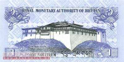Bhutan - 1  Ngultrum (#027a_UNC)