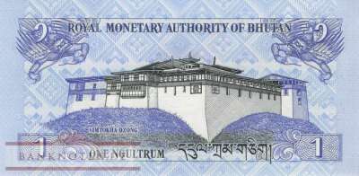 Bhutan - 1  Ngultrum (#027a_AU)