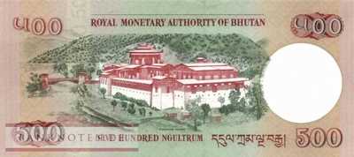 Bhutan - 500  Ngultrum (#033a_UNC)