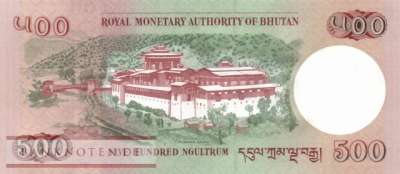 Bhutan - 500  Ngultrum (#033c_UNC)