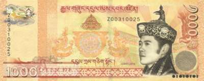 Bhutan - 1.000  Ngultrum - Replacement (#034bR_UNC)