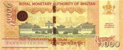 Bhutan - 1.000  Ngultrum - Gedenkbanknote (#036_UNC)