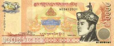 Bhutan - 1.000  Ngultrum - Gedenkbanknote (#036_UNC)