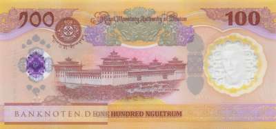 Bhutan - 100  Ngultrum (#043_UNC)