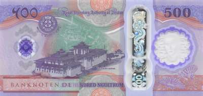 Bhutan - 500  Ngultrum (#044_UNC)