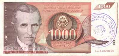 Bosnia and Herzegowina - 1.000  Dinara (#002b_VF)