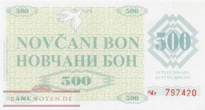Bosnien Herzegowina - 500  Dinara - Fälschung (#007l-1-2F_UNC)