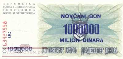Bosnien Herzegowina - 1 Million Dinara (#035b_UNC)