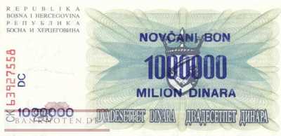 Bosnien Herzegowina - 1 Million Dinara (#035b_UNC)